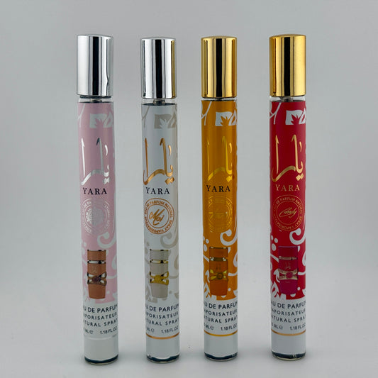 Discovery Collection Yara 4 travel size spray bottles