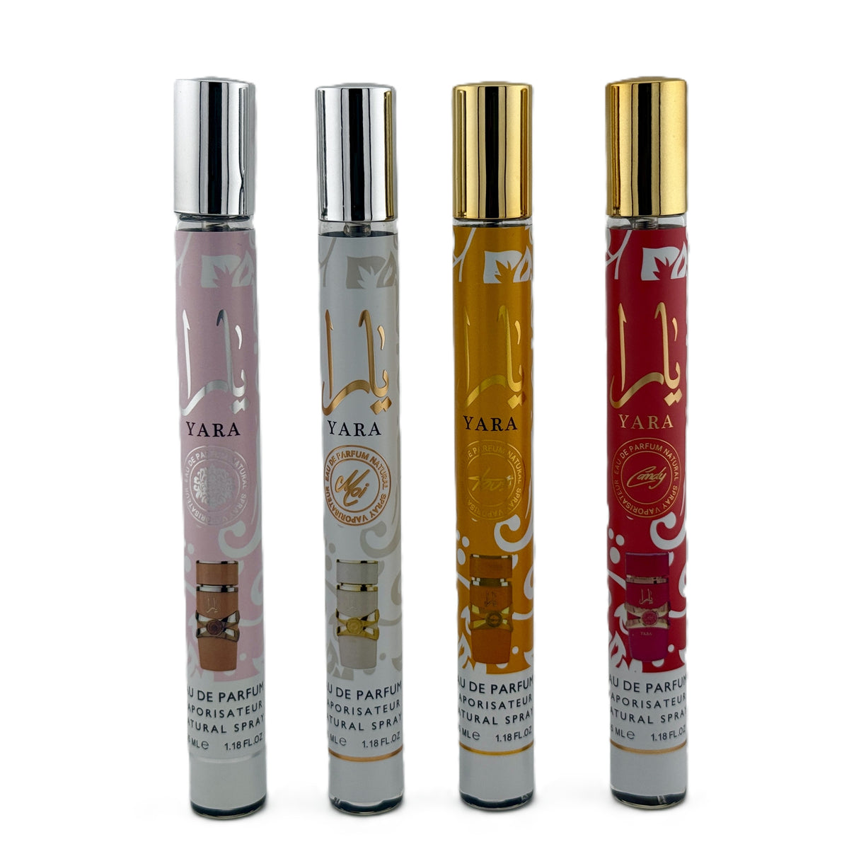 Yara | Discovery Collection | 4 × 35 ml Travel EDP Sprays | Explore the Full Yara Fragrance Universe | Sweet Oriental Floral | Arab Luxury Feminine | UAE | Ships from US