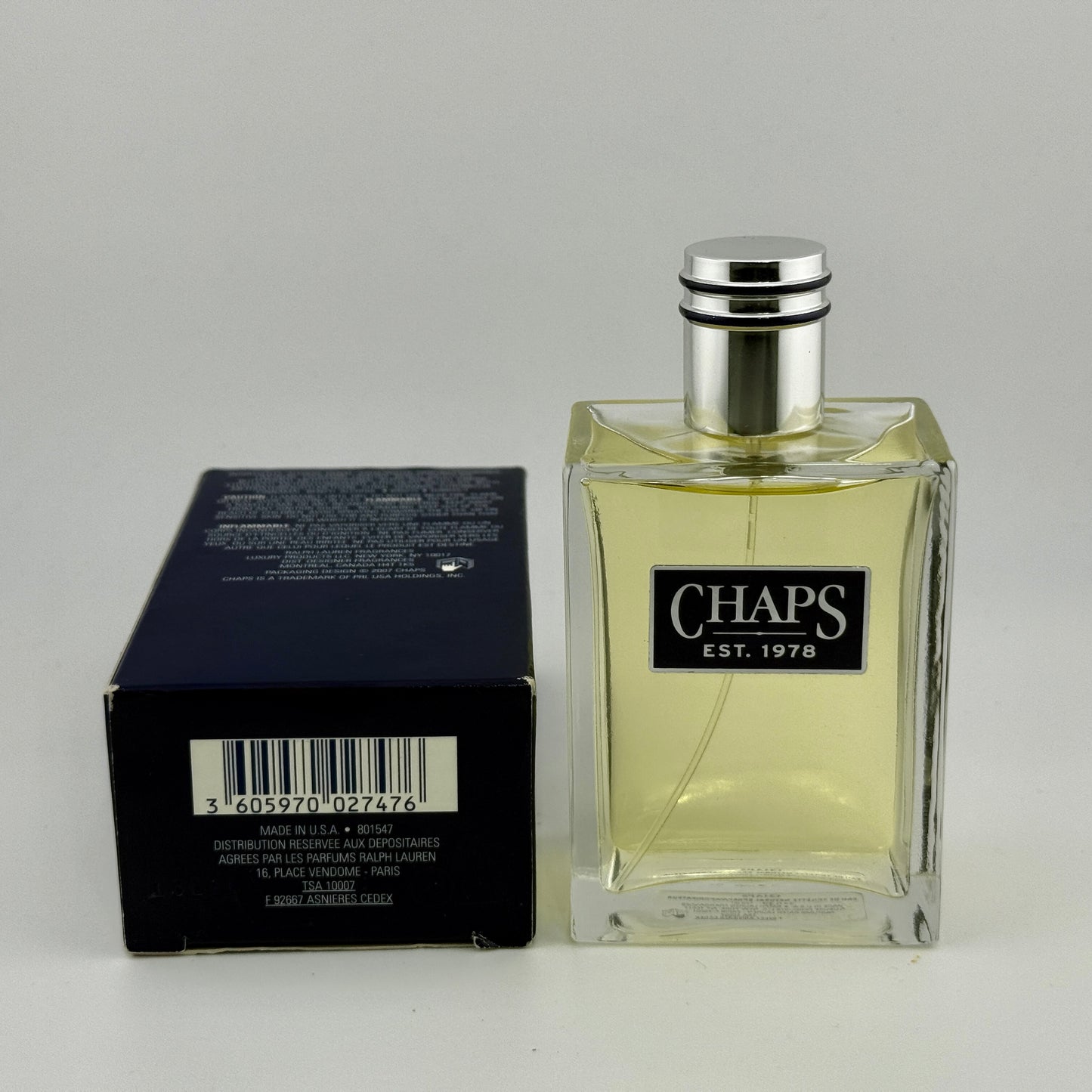 Chaps Est. 1978 by Ralph Lauren Men 3.4 fl.oz / 100 ml Eau de toilette spray - vintage