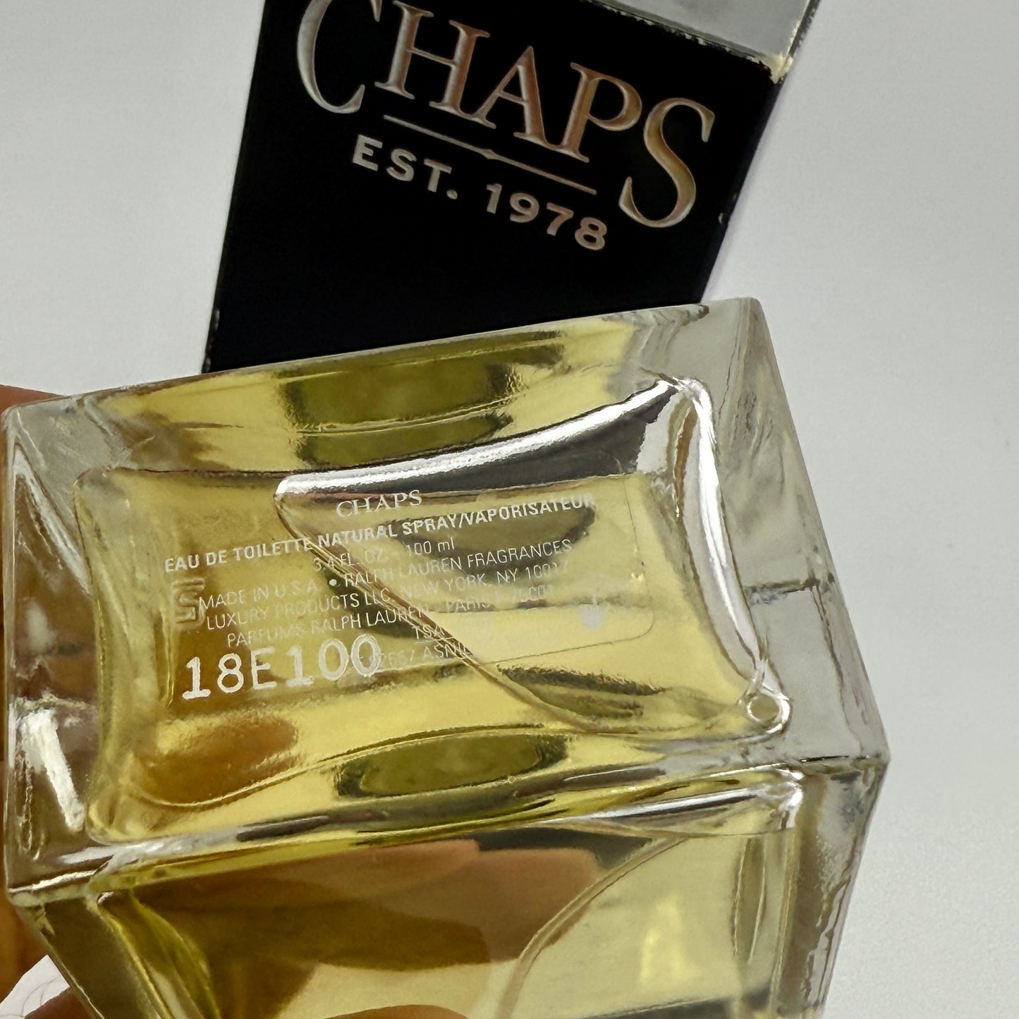 Chaps Est. 1978 by Ralph Lauren Men 3.4 fl.oz / 100 ml Eau de toilette spray