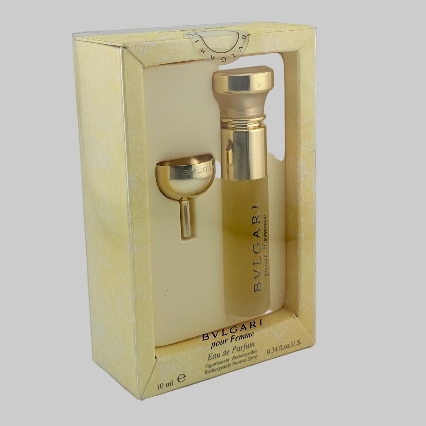 Bvlgari Pour Femme Women, 0.34 fl.oz / 10 ml EDP Rechargeable Spray