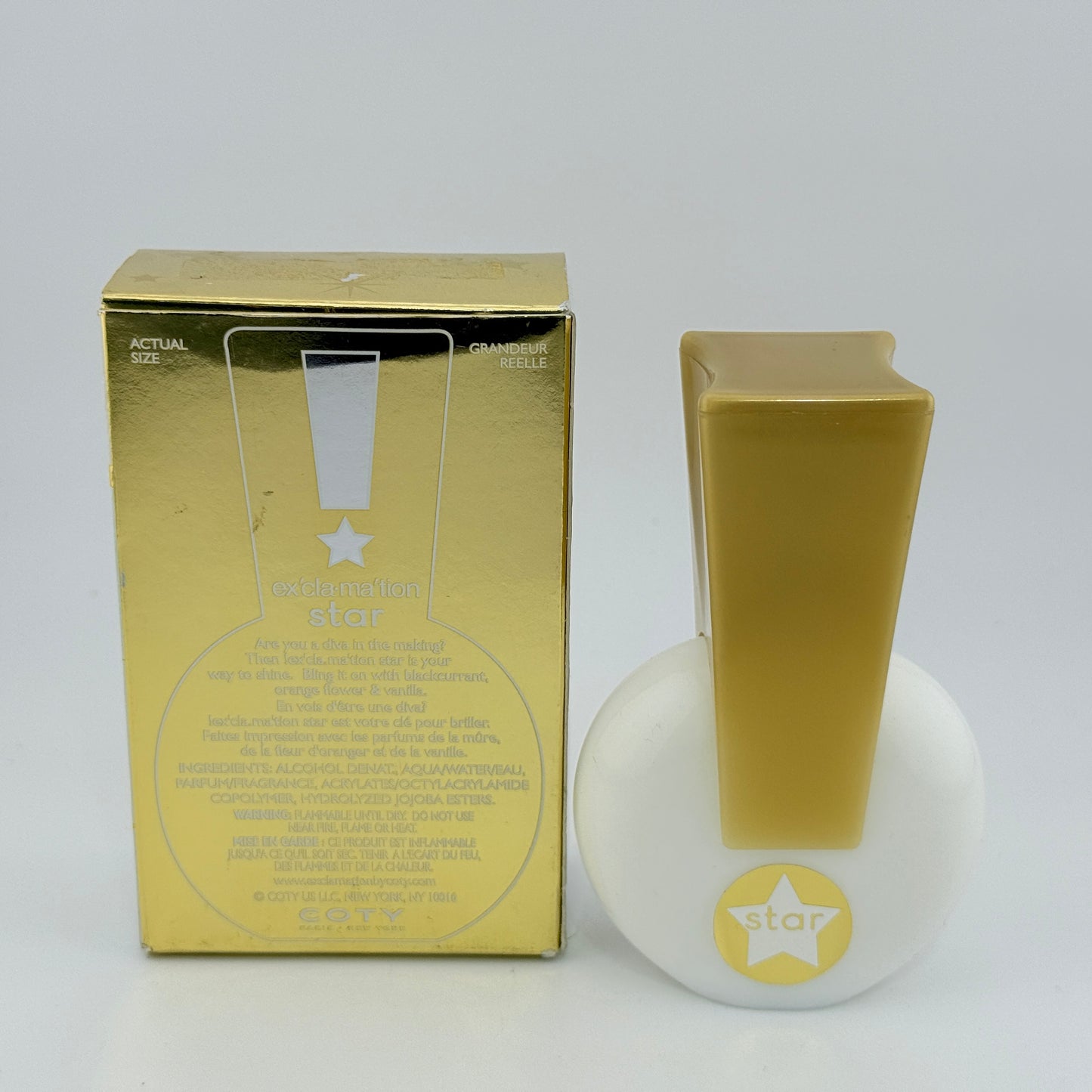 Vintage! ex'cla.ma'tion star by Coty for women 1.0 fl.oz / 30 ml cologne spray