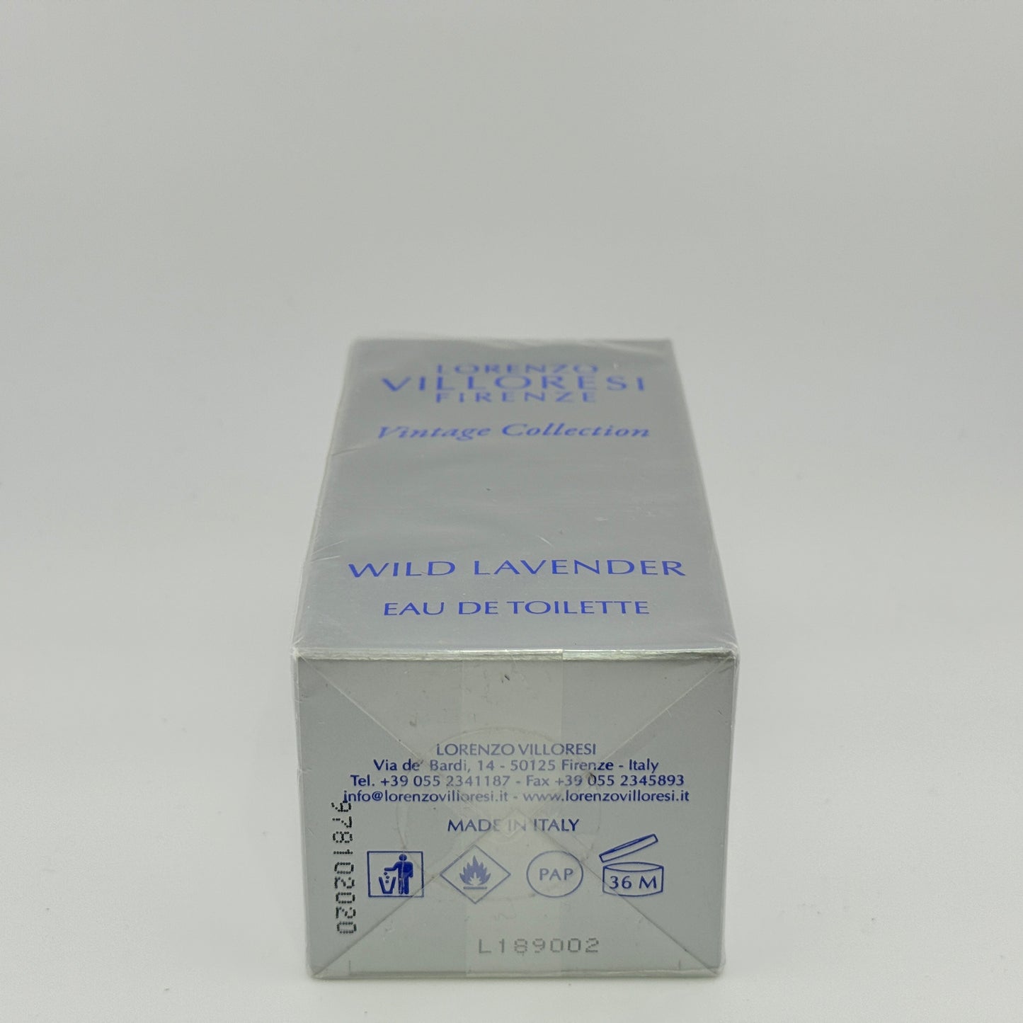 Vintage: Wild Lavender Lorenzo Villoresi Firenze Unisex 3.3 oz / 100 ml EDT spray