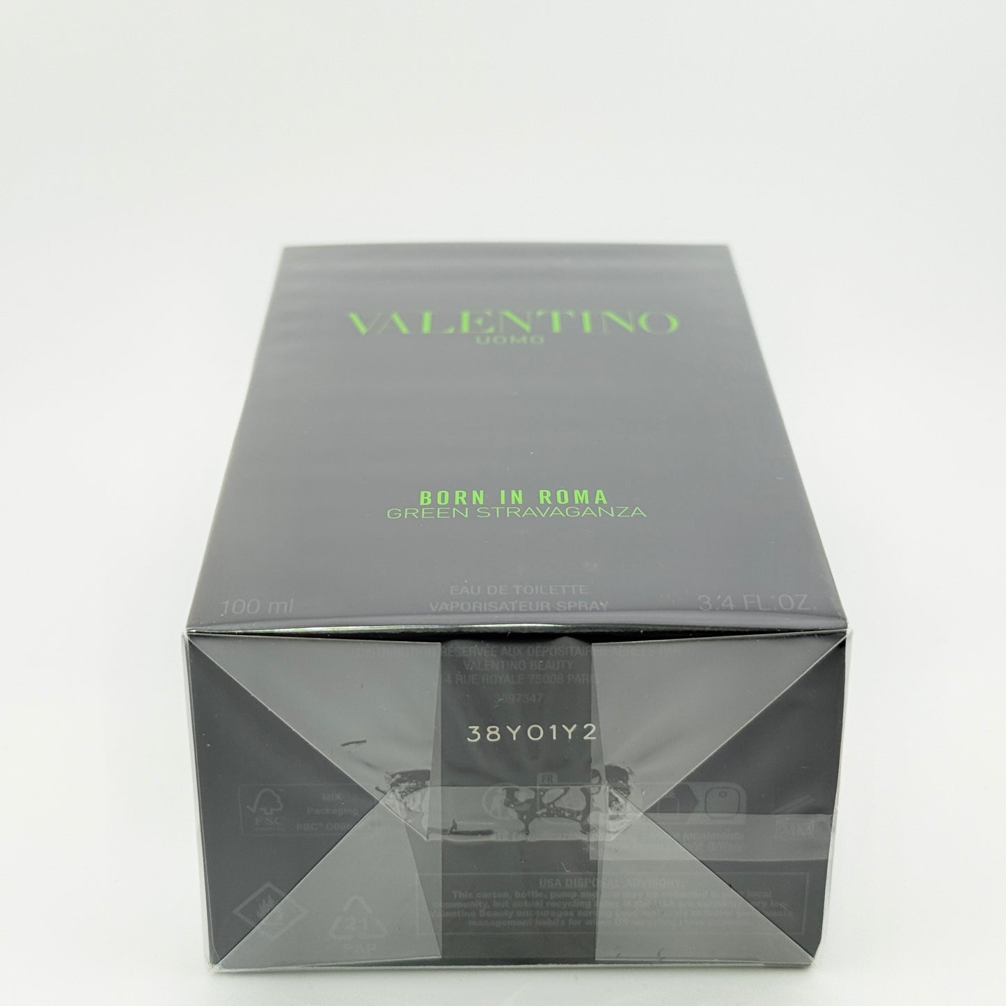 Valentino Uomo Born In Roma Green Stravaganza men 3.4 oz EDT spray