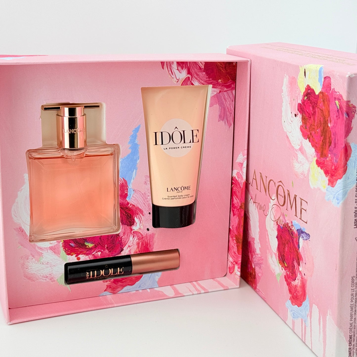 Idole Lancôme 3pcs Woman Set, 0.8 eau de parfum spray + lotion + mascara