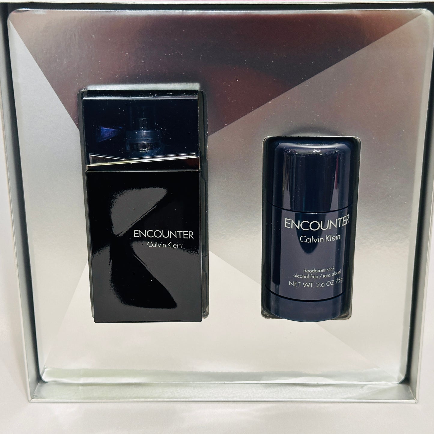 Encounter by Calvin Klein for Men - 2 Pc Gift Set 3.4oz EDT Spray, 2.6oz Deodorant Stick