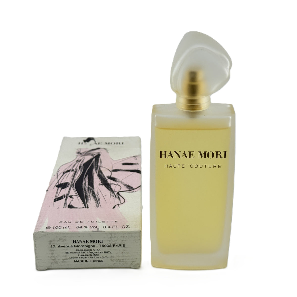 Hanae Mori by Hanae Mori for Women EDT 3.4 oz | Vintage Rare | No Cellophane | Shelf Marks | Loose Cap