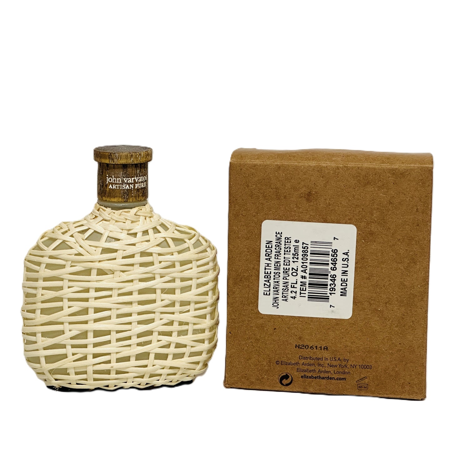 John Varvatos Artisan Pure EDT Spray 4.2 oz / 125ml Men - Rare Hard to find