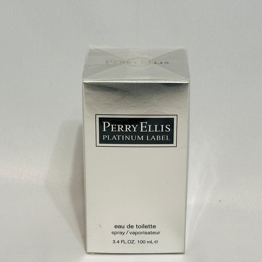 Perry Ellis Platinum Label for men  3.4 fl.oz / 100 ml eau de toilette spray