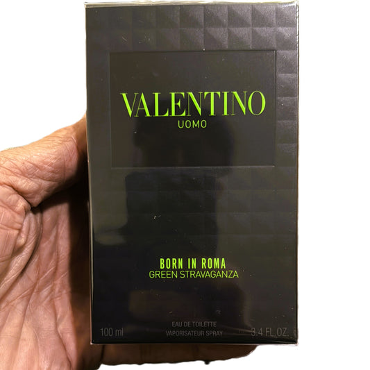 Valentino Uomo Born In Roma Green Stravaganza EDT 3.4 oz – Fresh Roman Power in a Bottle | Sealed & Authentic