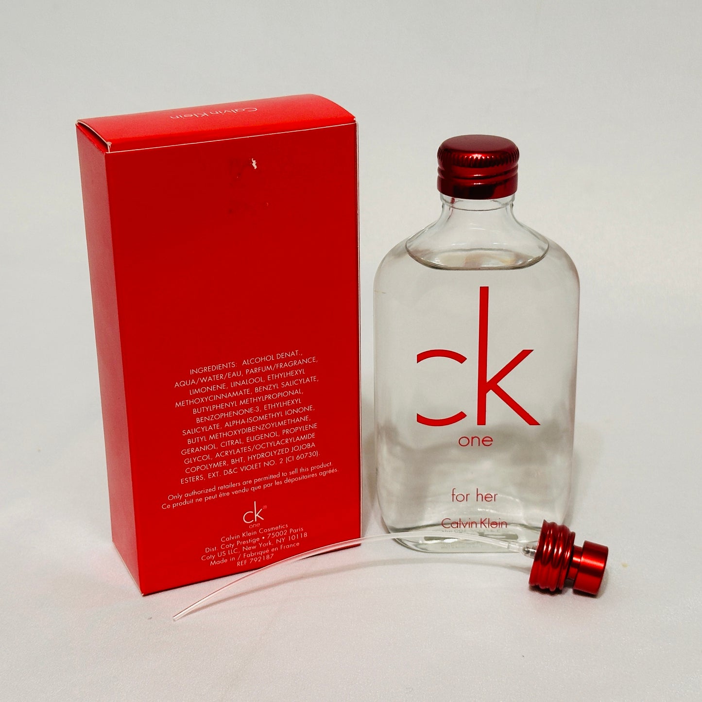 CK One Red Edition for Women  3.4 fl.oz / 100 ml Eau De Toilette Spray