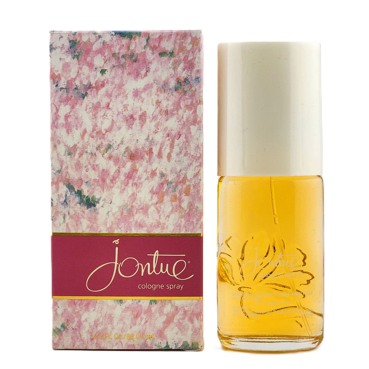 🌸 VINTAGE & Rare: Jontue by Revlon for Women 2.8 fl.oz / 68 ml Cologne Spray | New, No Cellophane Box | Romantic 1975 American Floral Musk