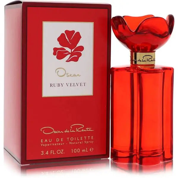 Oscar de la Renta Ruby Velvet Eau de Toilette for Women – Rare Discontinued Fragrance | 3.4 FL.OZ / 100 ML