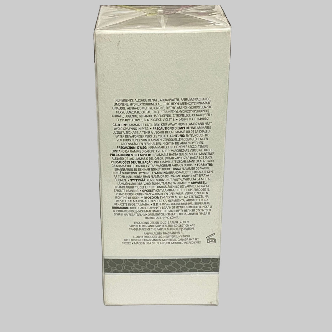 Ralph Lauren Collection VETIVER Unisex 3.4 fl.oz / 100 ml Eau De Parfum Spray