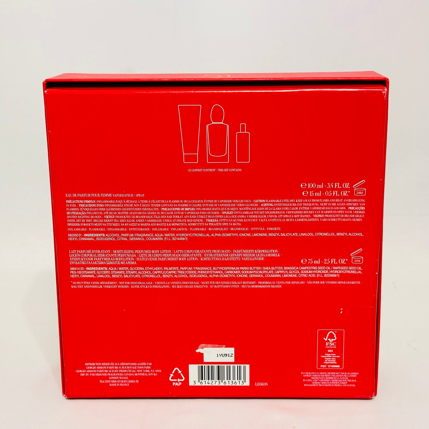 Si Passione by Giorgio Armani 3PCs Women Set