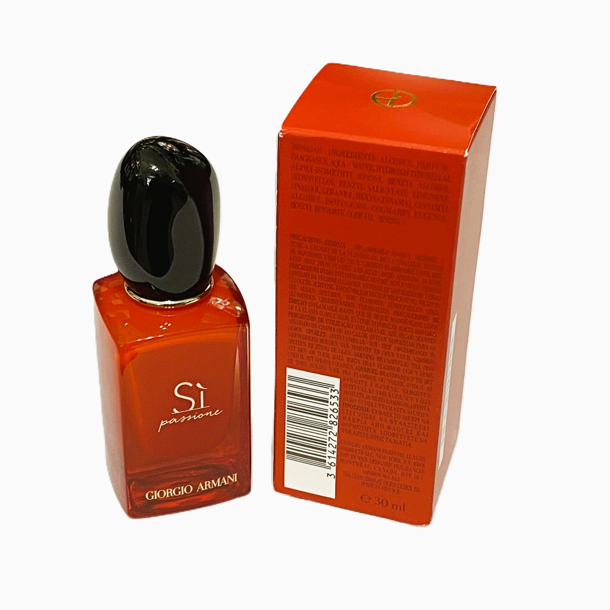 Giorgio Armani Sì Passione Intense for Women EDP 1.0 oz | Rich Floral Amber | New No Cellophane