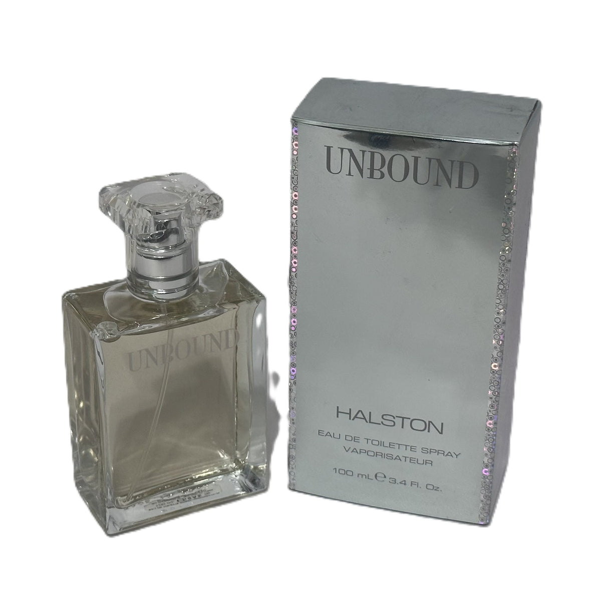 Unbound by Halston for Women EDT 3.4 oz | Vintage Rare | Batch Code 4LA3 | New Bottle, Faded Box