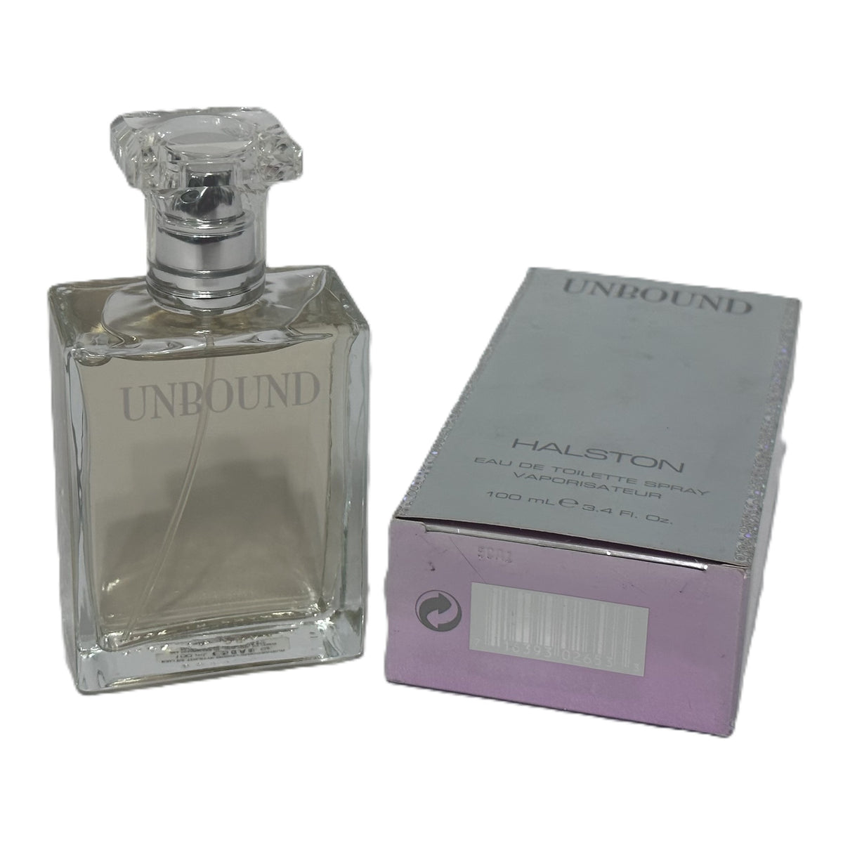 Unbound by Halston for Women EDT 3.4 oz | Vintage Rare | Batch Code 4LA3 | New Bottle, Faded Box