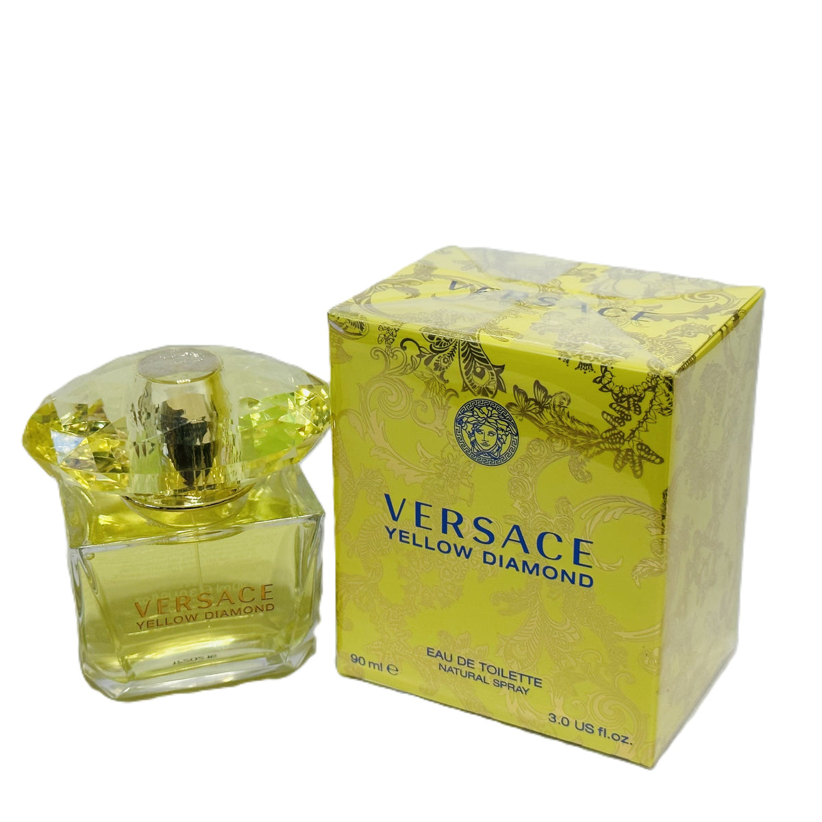 🟡 RARE VINTAGE: Versace Yellow Diamond EDT for Women | 5 Options | Mini Splash + 1.7 oz + 3.0 oz Tester + 3.0 oz Sealed + 3-Piece Set w/ Zipper Pouch | Vintage Classic Formula | 2011