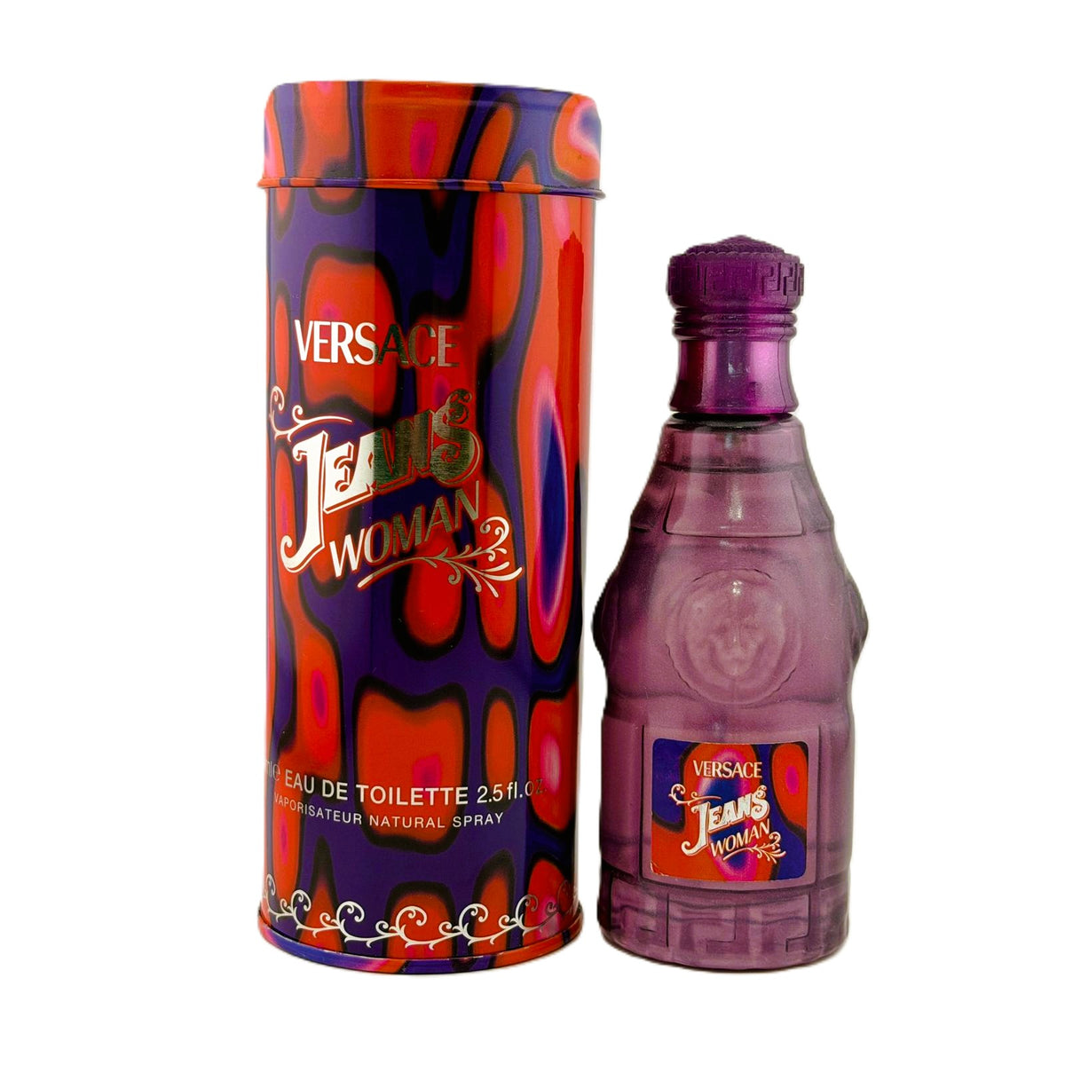 🔶 EXTREMELY RARE: Versace Jeans / Metal Jeans Woman by Versace | 2 Options | 2.5 oz EDT Tester Box + LAST Bottle in Original Metal Container | VJC Gianni Versace Era | Italian Luxury Collector’s Feminine