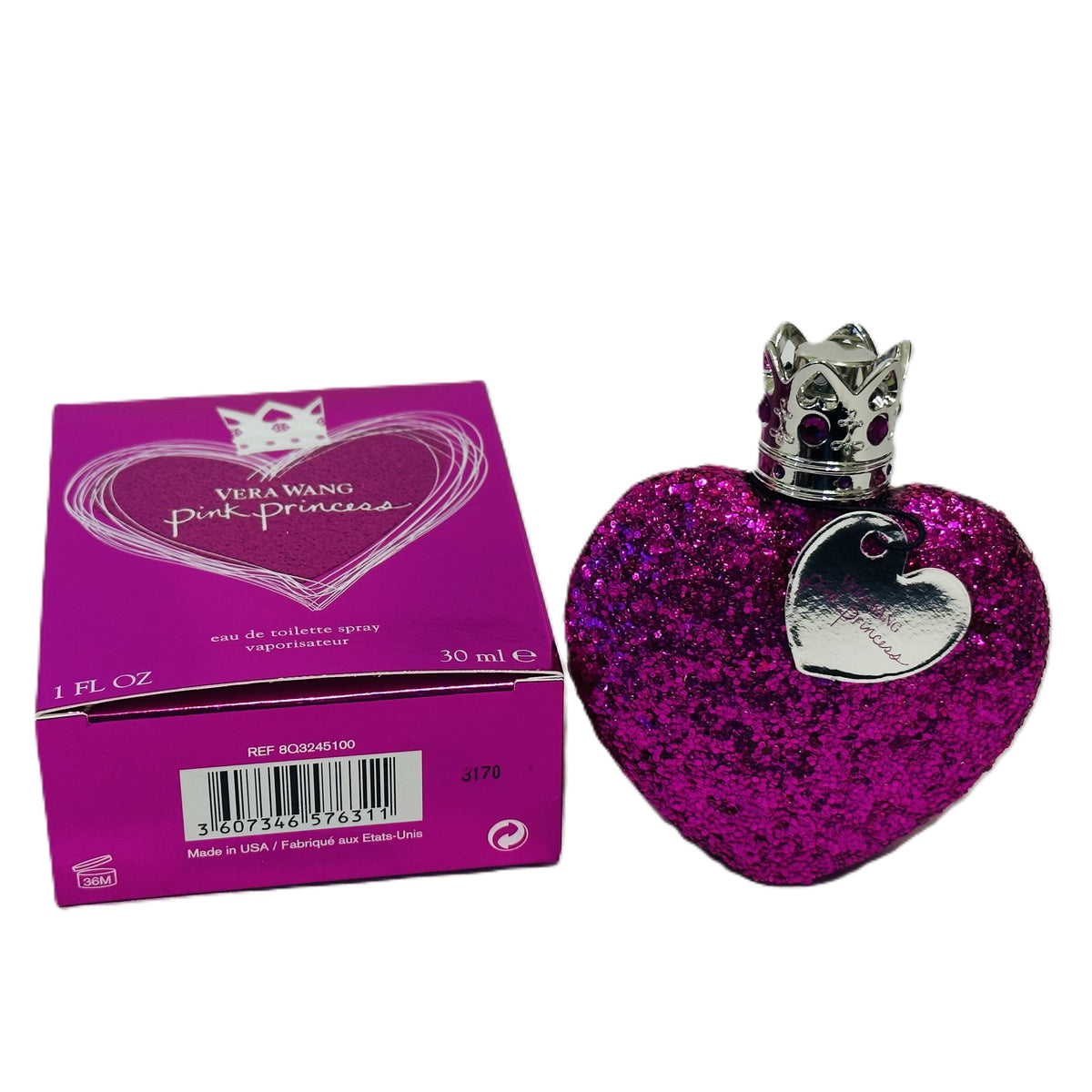 Pink Princess by Vera Wang for Women, EDT Spray, 1.0 oz / 30 ml, New Unwrapped