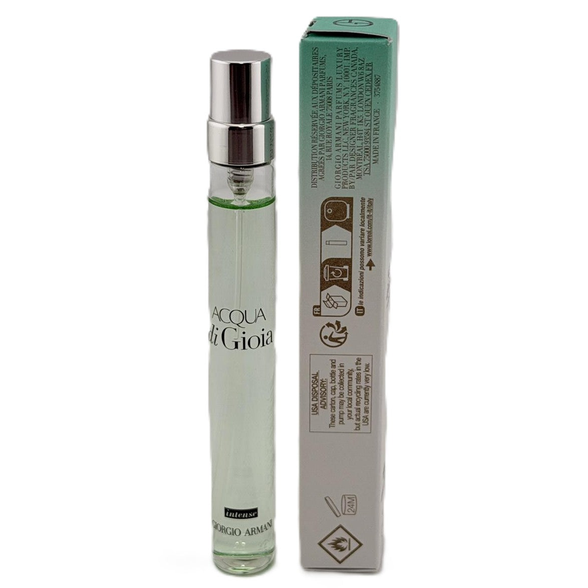 🌊 Acqua di Gioia Intense by Giorgio Armani for Women 0.33 fl.oz / 10 ml EDP Spray | New Bottle, No Cellophane Box | Italian Luxury Aquatic