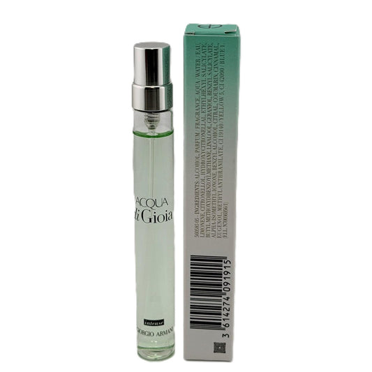 🌊 Acqua di Gioia Intense by Giorgio Armani for Women 0.33 fl.oz / 10 ml EDP Spray | New Bottle, No Cellophane Box | Italian Luxury Aquatic