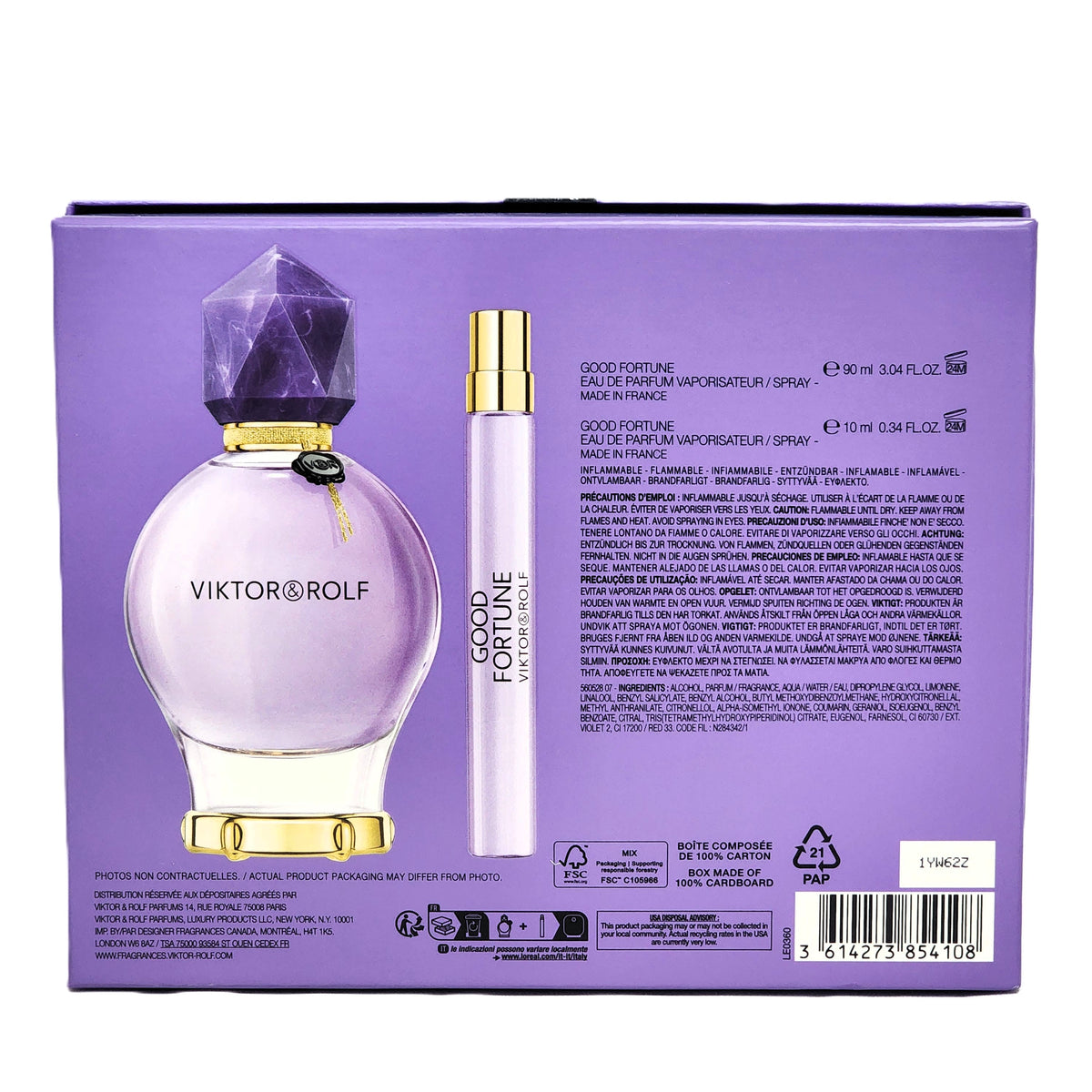 Good Fortune by Viktor & Rolf Women's 2-Piece EDP Spray Gift Set | 90 ml + 10 ml