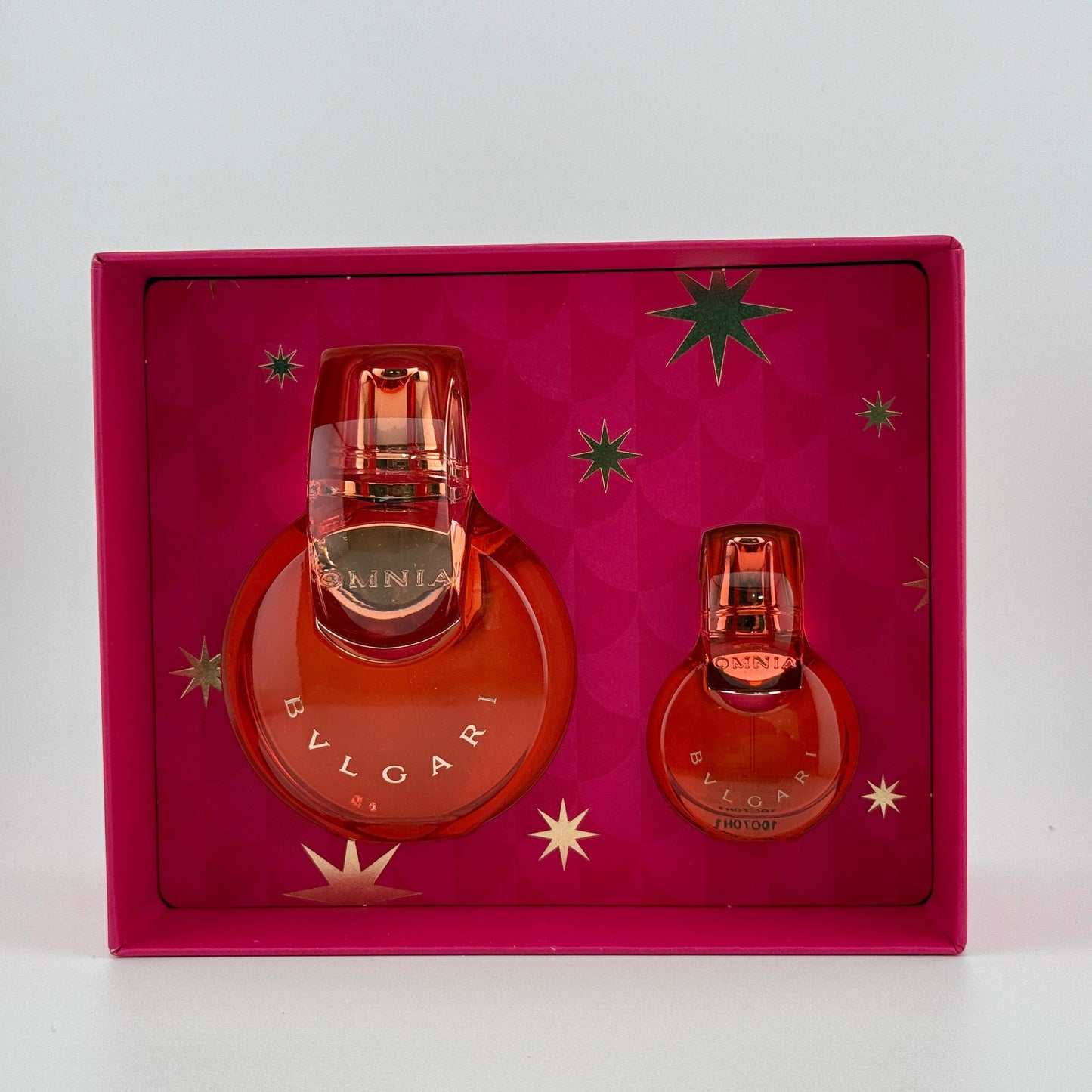 Bvlgari Omnia Coral 2 Bottles Women set, 3.4 + 0.5 oz Eau de Toilette Spray