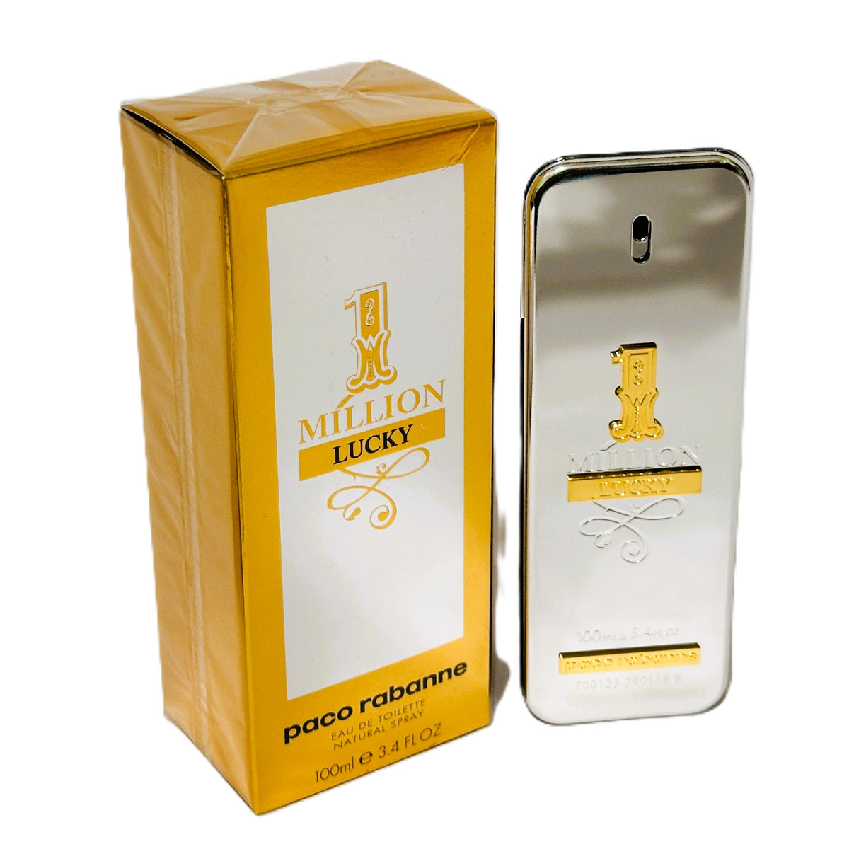 1 Million Lucky by Paco Rabanne Men's EDT Spray 3.4 oz / 100 ml | Vintage Tester or Sealed Box