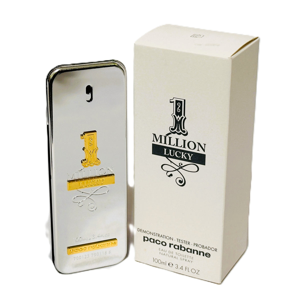 1 Million Lucky by Paco Rabanne Men's EDT Spray 3.4 oz / 100 ml | Vintage Tester or Sealed Box