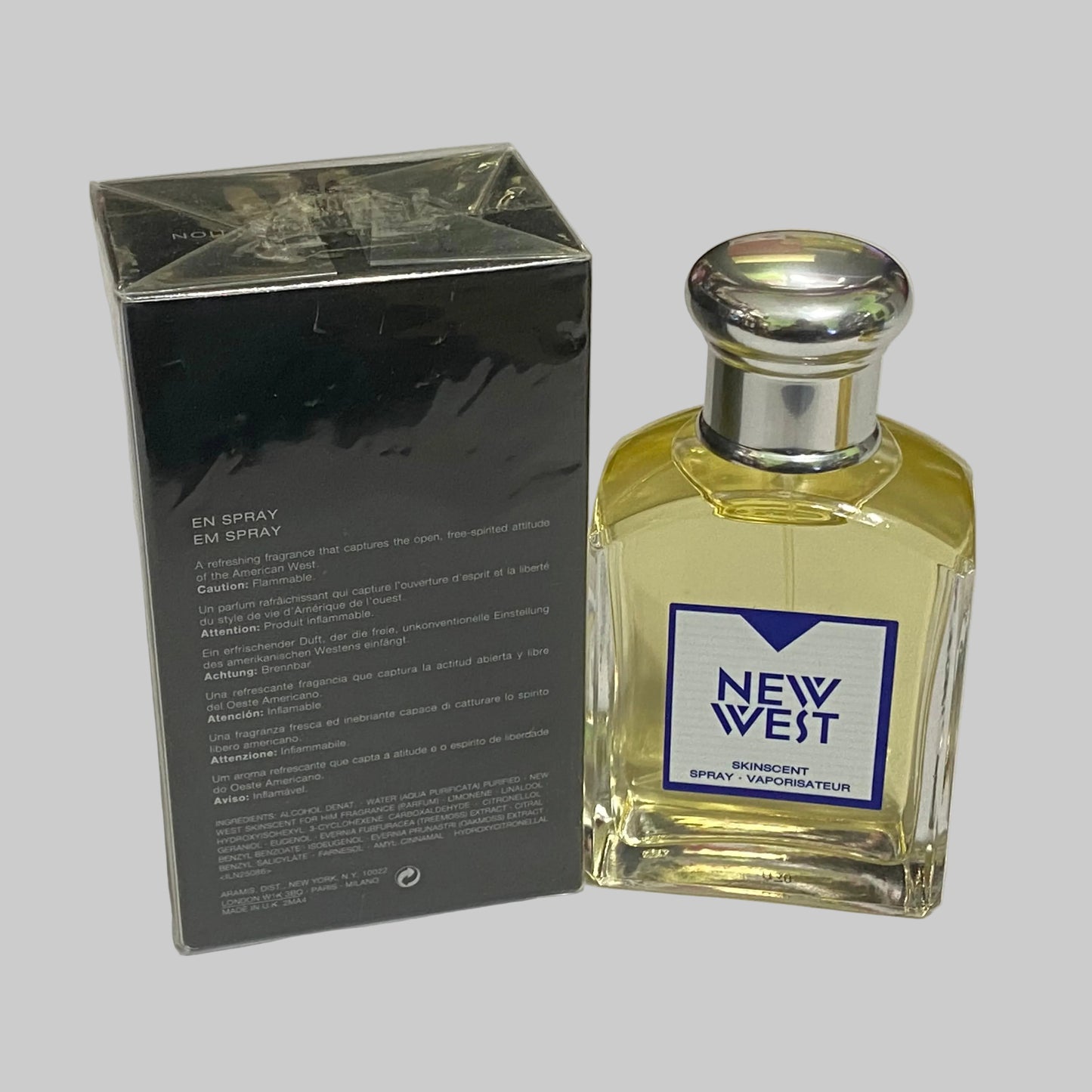 New West by Aramis 3.4 oz Skinscent spray