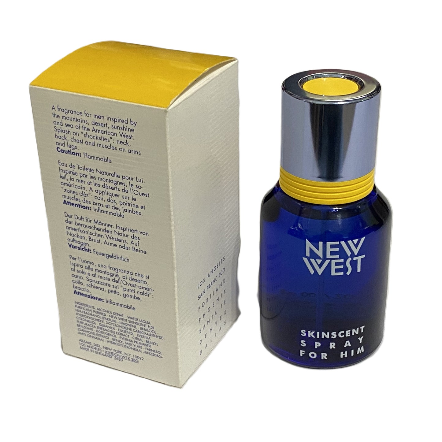 Aramis New West Skinscent Spray for Him - Rare Vintage Discontinued