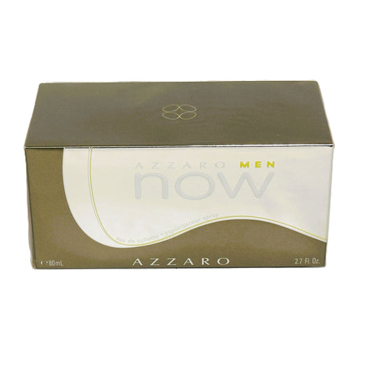 🔵 RARE & Discontinued: Azzaro Now for Men 2.7 fl.oz / 80 ml EDT Spray | New Cellophane Box | Hard to Find