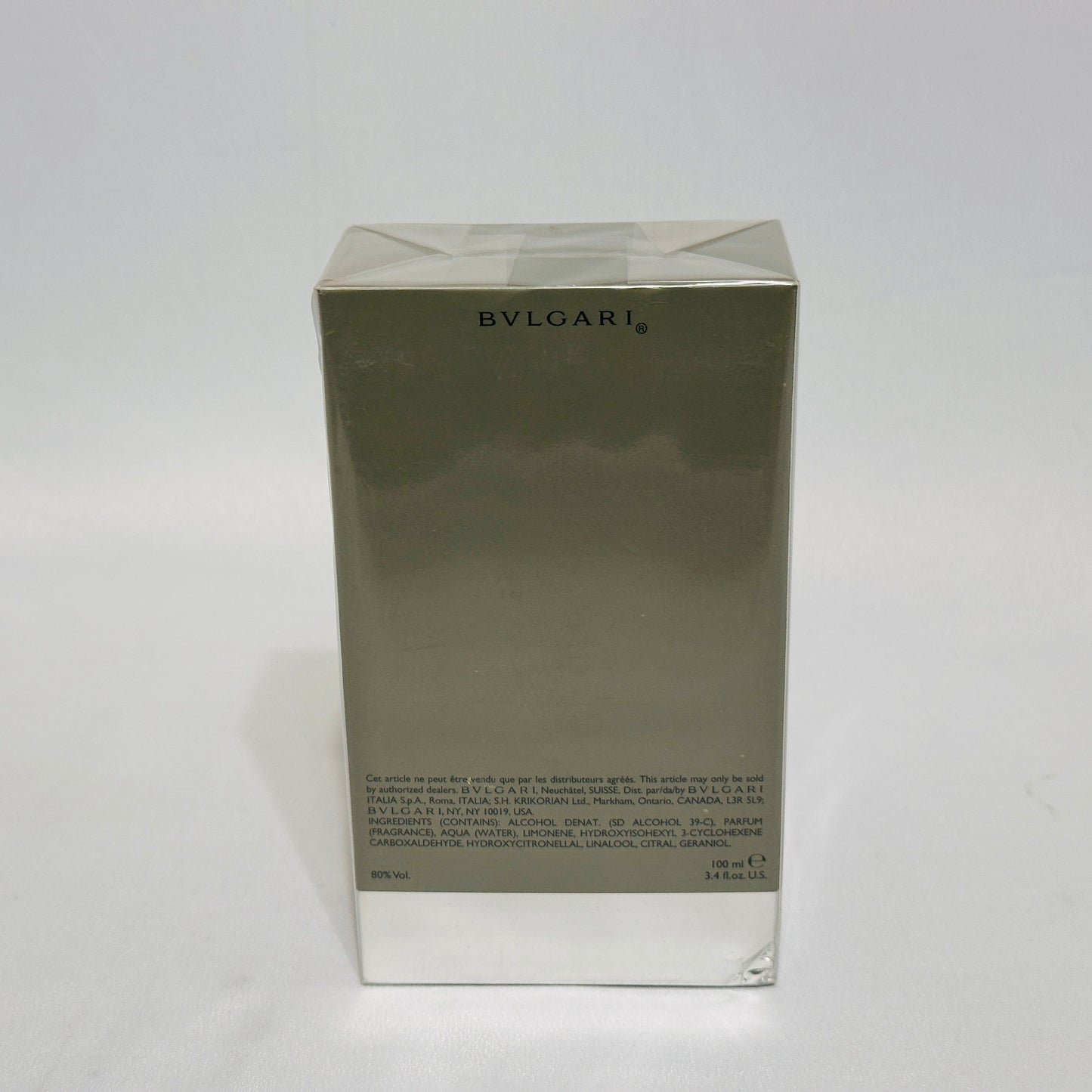 Bvlgari Pour Homme by Bvlgari for Men 3.4 fl.oz 100 eau de toilette natural spray