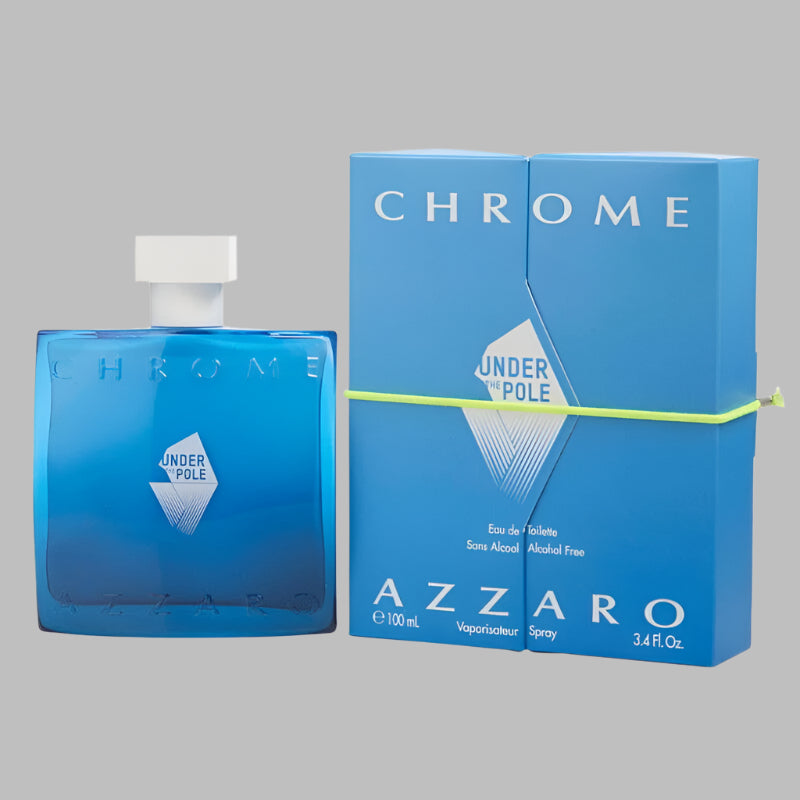 Chrome Under the Pole by Azzaro for men 3.4 fl.oz / 100 ml Eau De Toilette Spray