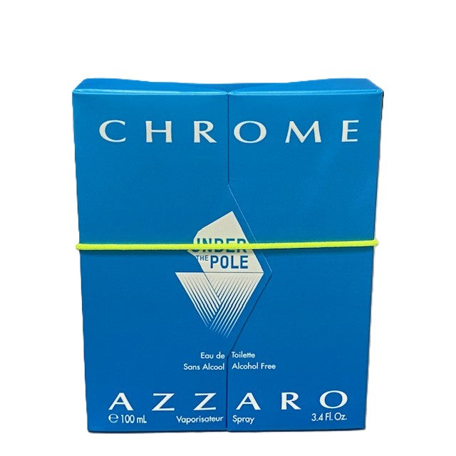 ❄️ RARE & Discontinued: Azzaro Chrome Under the Pole for Men 3.4 fl.oz / 100 ml EDT Spray | New, No Cellophane | Collector Flanker