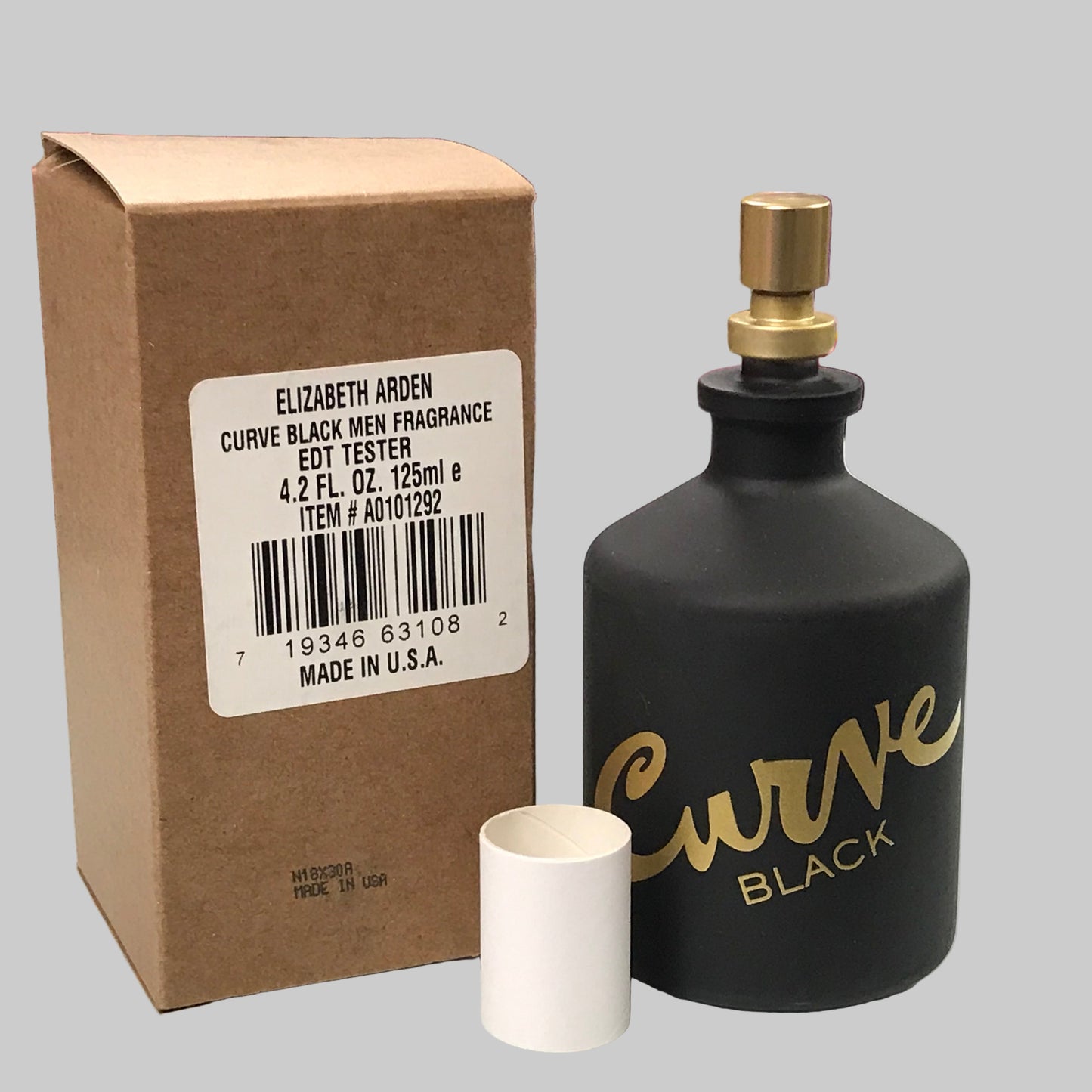 Curve Black by Liz Claiborne for Men  4.2 fl.oz / 120 ml cologne spray - N.Cap