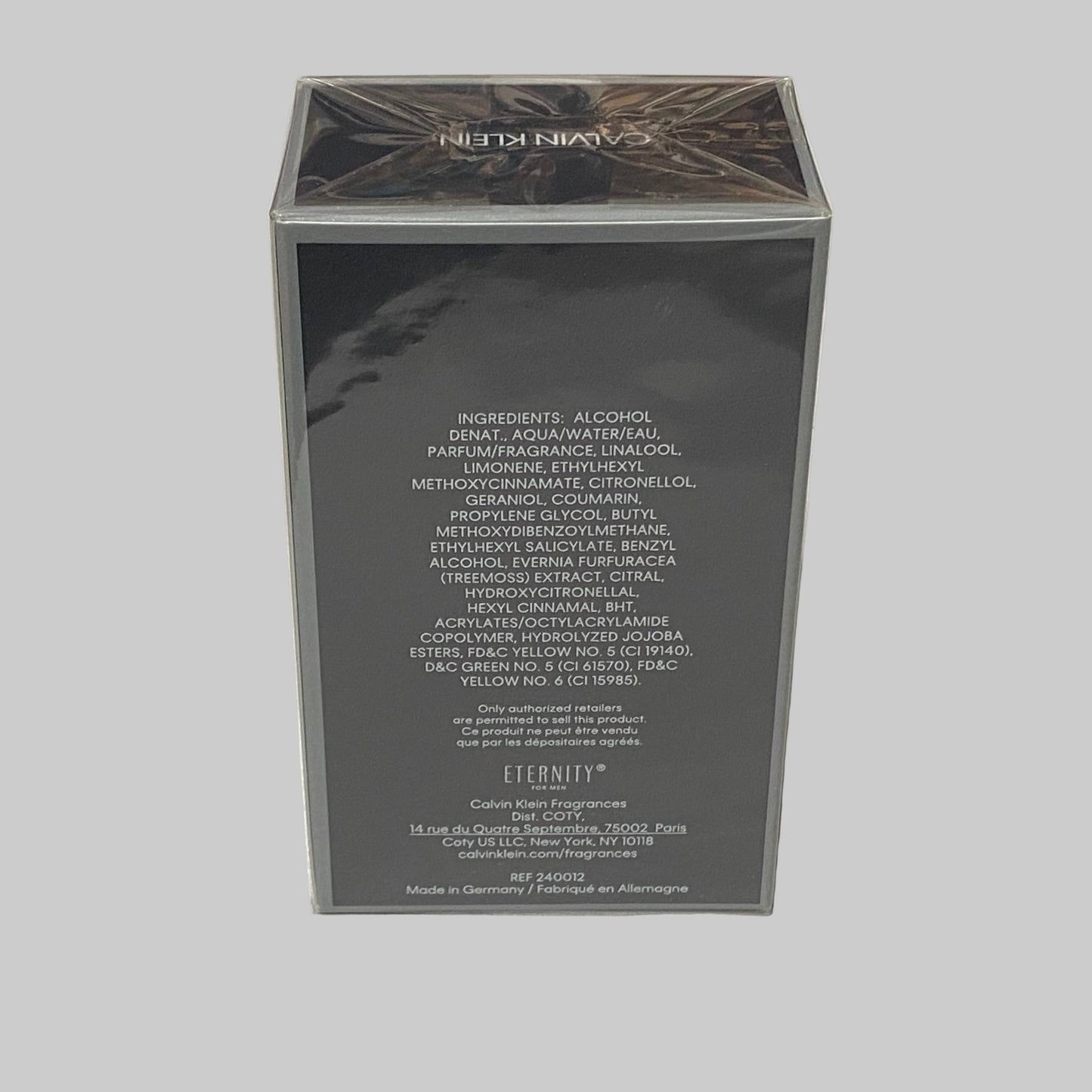 Calvin Klein Eternity Eau De Toilette Cologne for Men, 3.4 oz