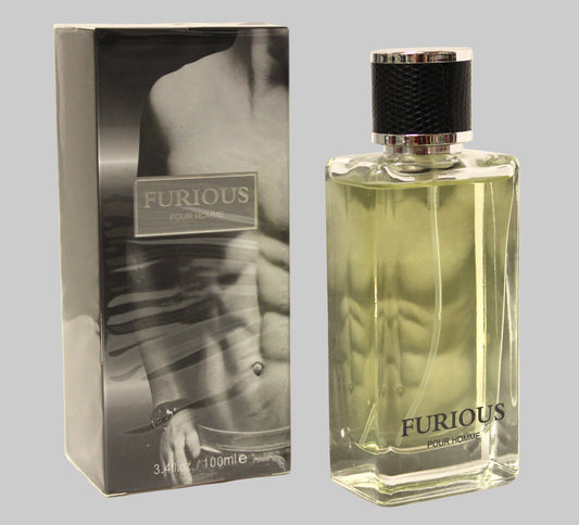 Furious Pour Homme men 3.4 fl.oz / 100 ml Eau de toilette spray