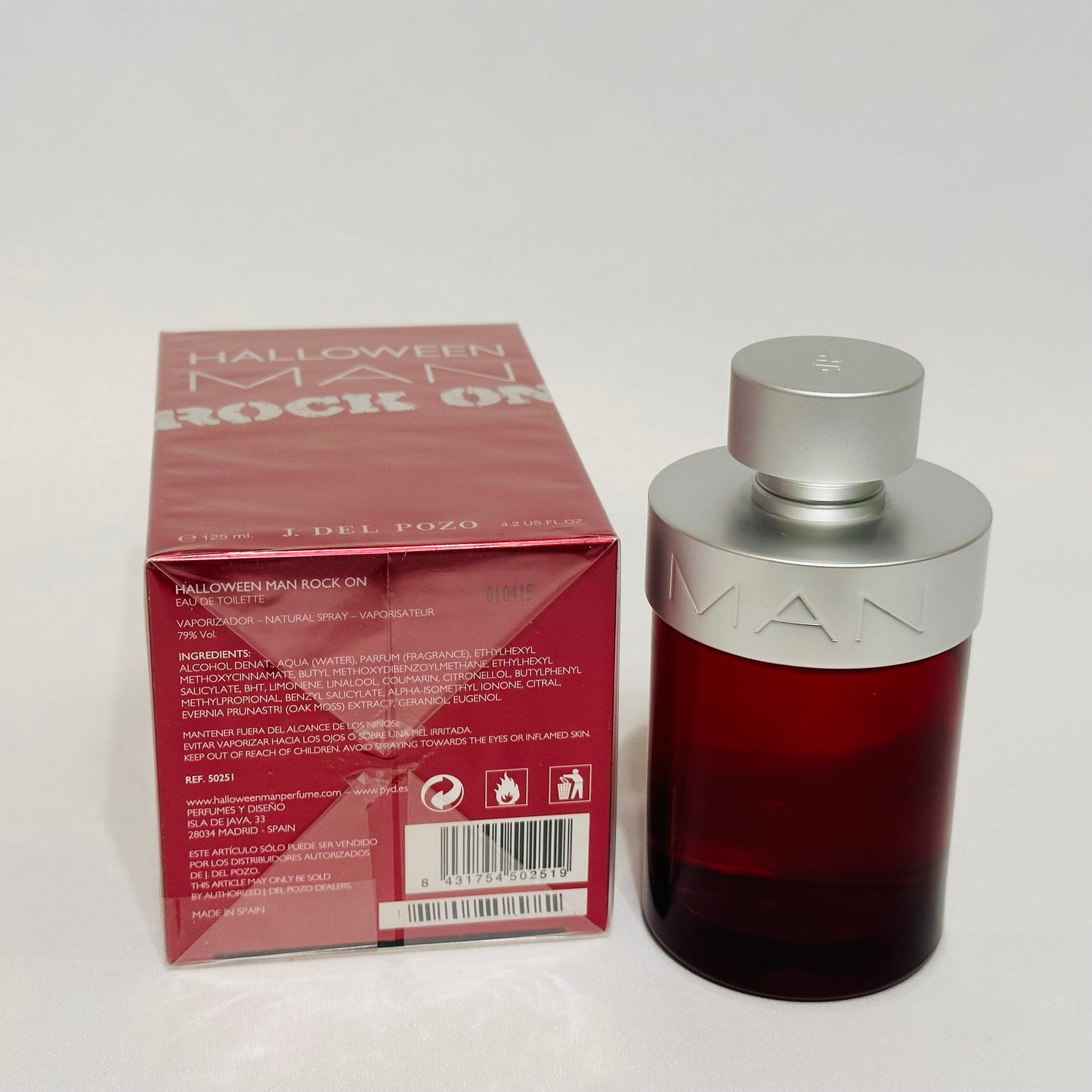 Jesus Del Pozo Halloween Man Eau De Toilette Spray for Men 4.2 oz