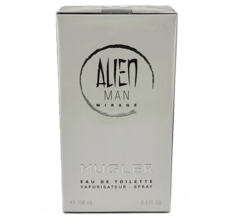 Alien Man Mirage by Mugler EDT for Men | 3.4 fl.oz / 100 ml | New Sealed | Fresh Woody Amber | Launched 2022 | Clarins Group | Ships from US
