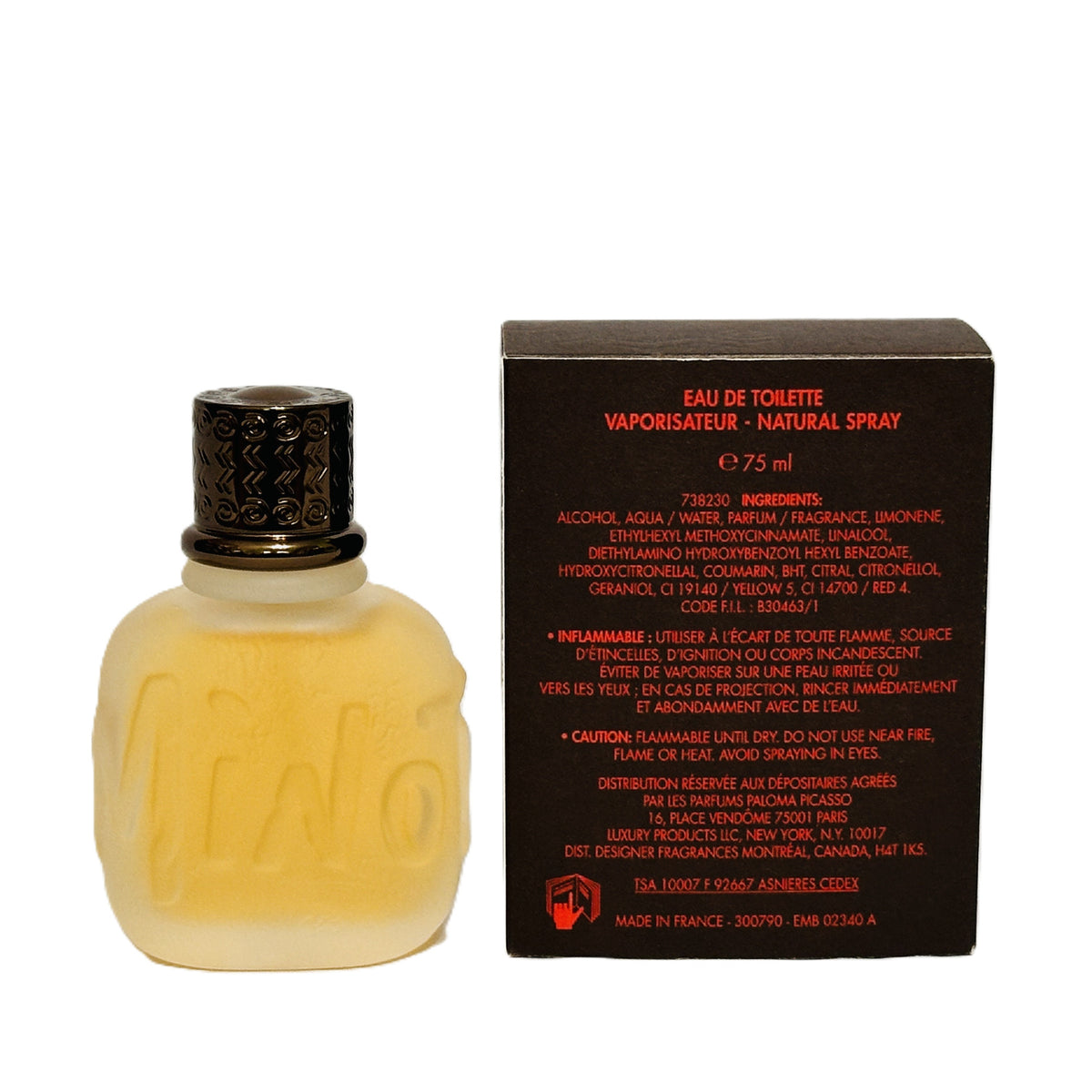 🐂 EXTREMELY RARE VINTAGE: Minotaure by Paloma Picasso Pour Homme | 2.5 fl.oz / 75 ml EDT Spray | No Cellophane Box | Vintage Formulation | 1992 | Pablo Picasso’s Daughter | Mythological Masterpiece