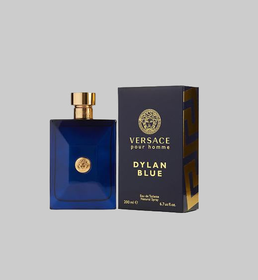 Versace Dylan Blue Eau de Toilette, Cologne for Men, 6.7 oz