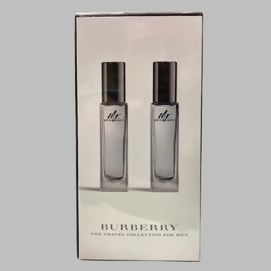 Mr Burberry for Men 2-Bottles Set 1.0 + 1.0 oz eau de toilette spray