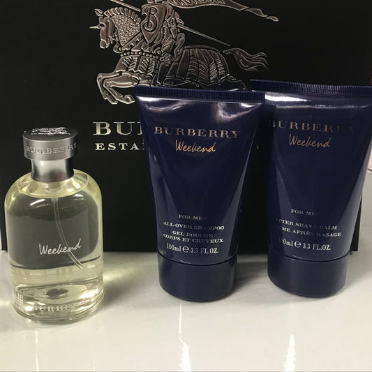 Vintage: Burberry Weekend 3PCs Men Set, 3.3 oz EDT spray