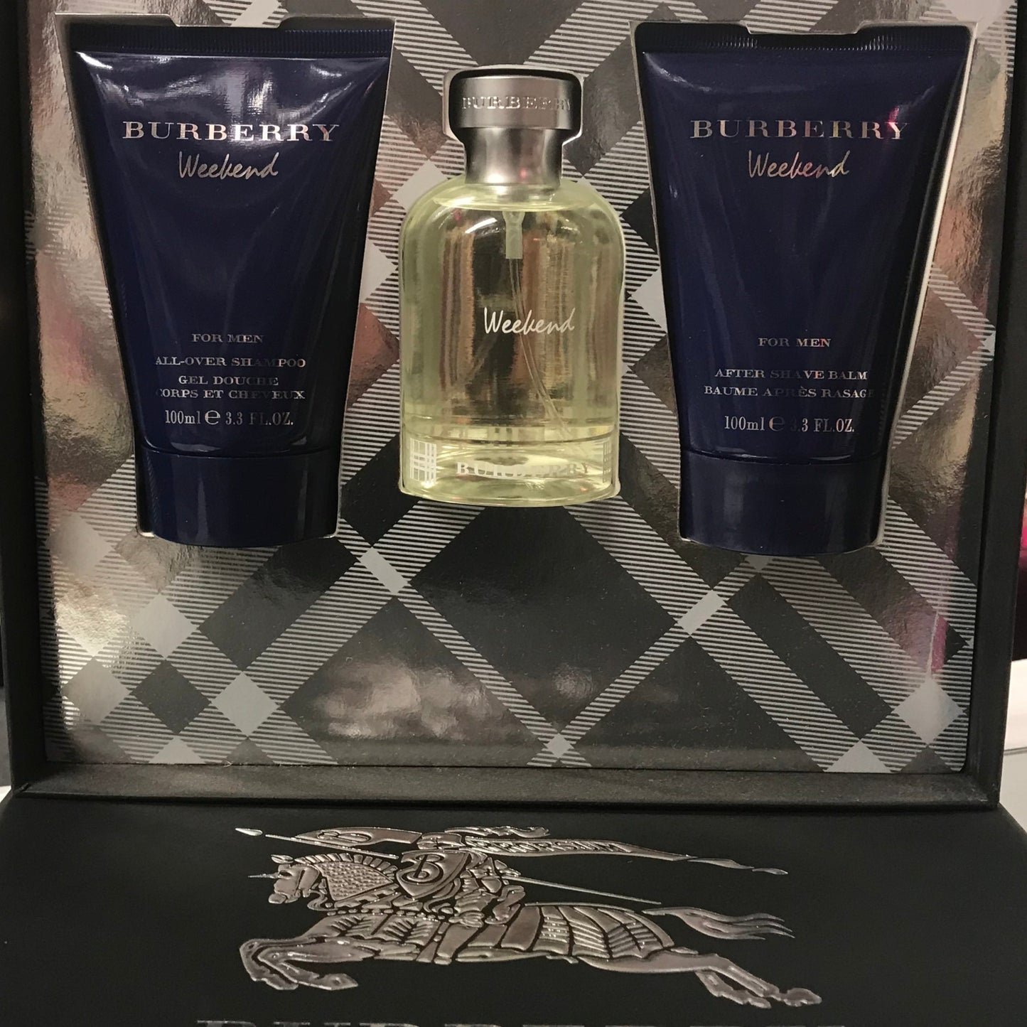 Vintage: Burberry Weekend 3PCs Men Set, 3.3 oz EDT spray