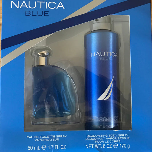 Nautica Blue By Nautica For Men 2 Pcs Set 1.7 oz