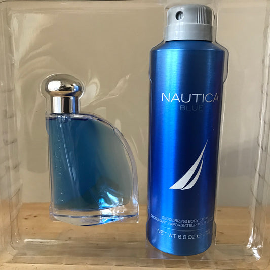Nautica Blue By Nautica For Men 2 Pcs Set 1.7 oz