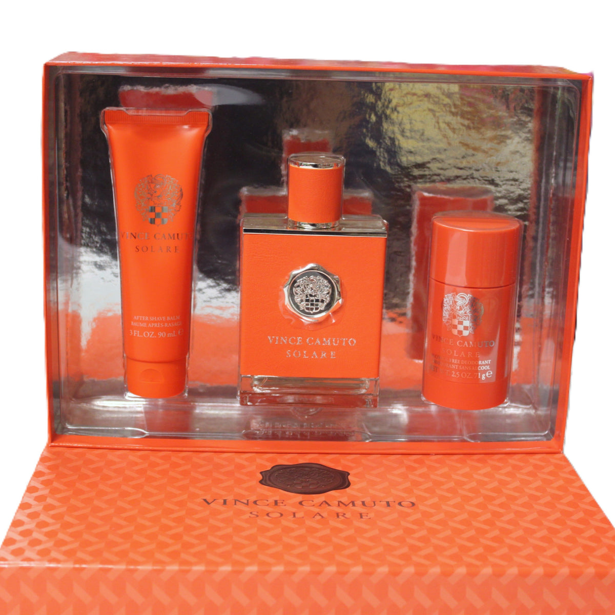 Vince Camuto Solare Eau de Toilette for Men | 1.7 oz & 3.4 oz | 3-Piece Gift Set